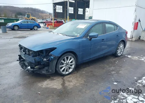 2017 Mazda Mazda3 Grand Touring из США, поврежденный, VIN JM1BN1W34H1101632